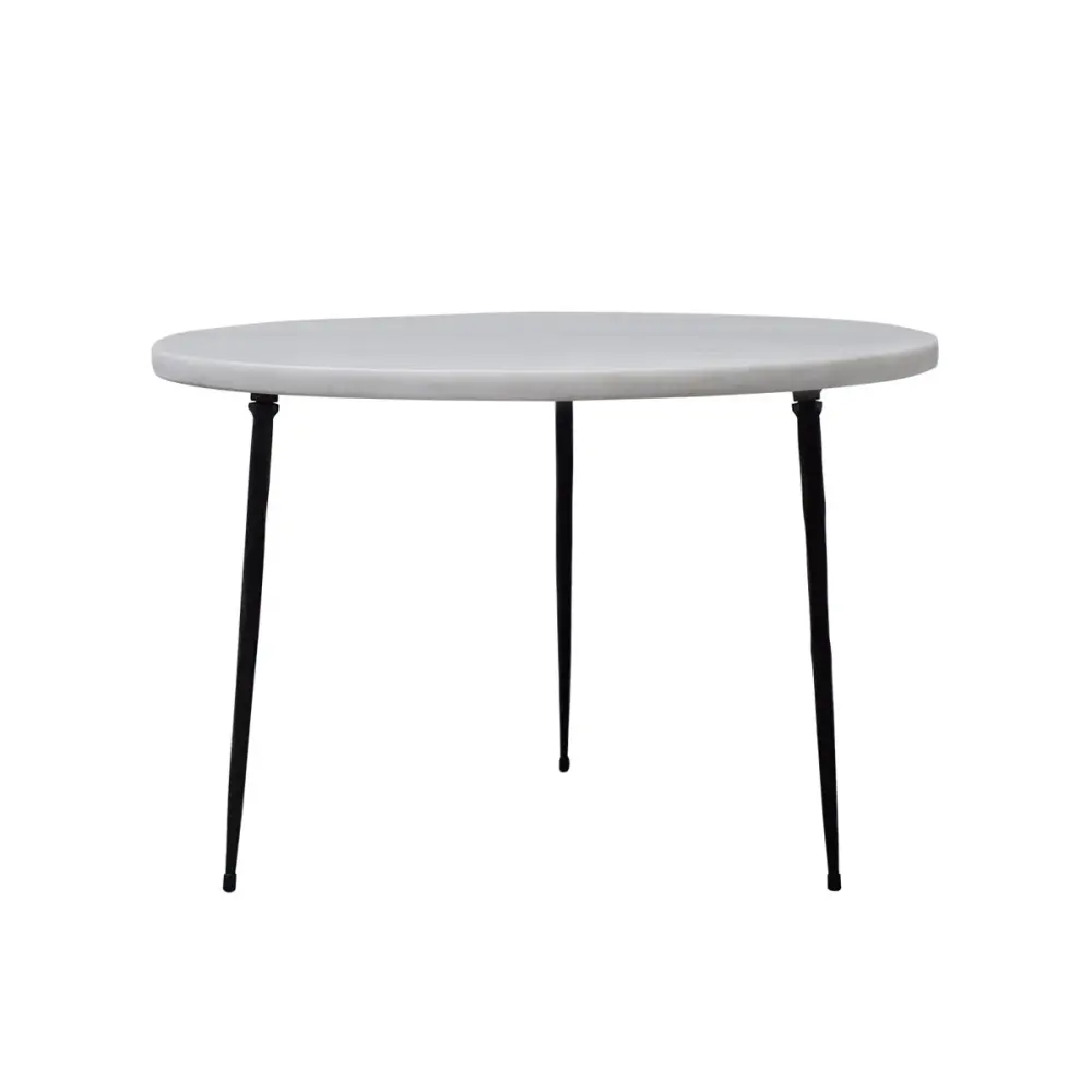 Side table Florence - Greek Snow Marble - 50x50x32cm