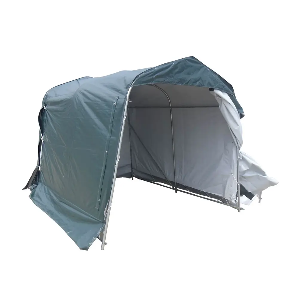 Collapsible Fabric 4-Season Utility Shelter, 8' x 10' x 7'-10''