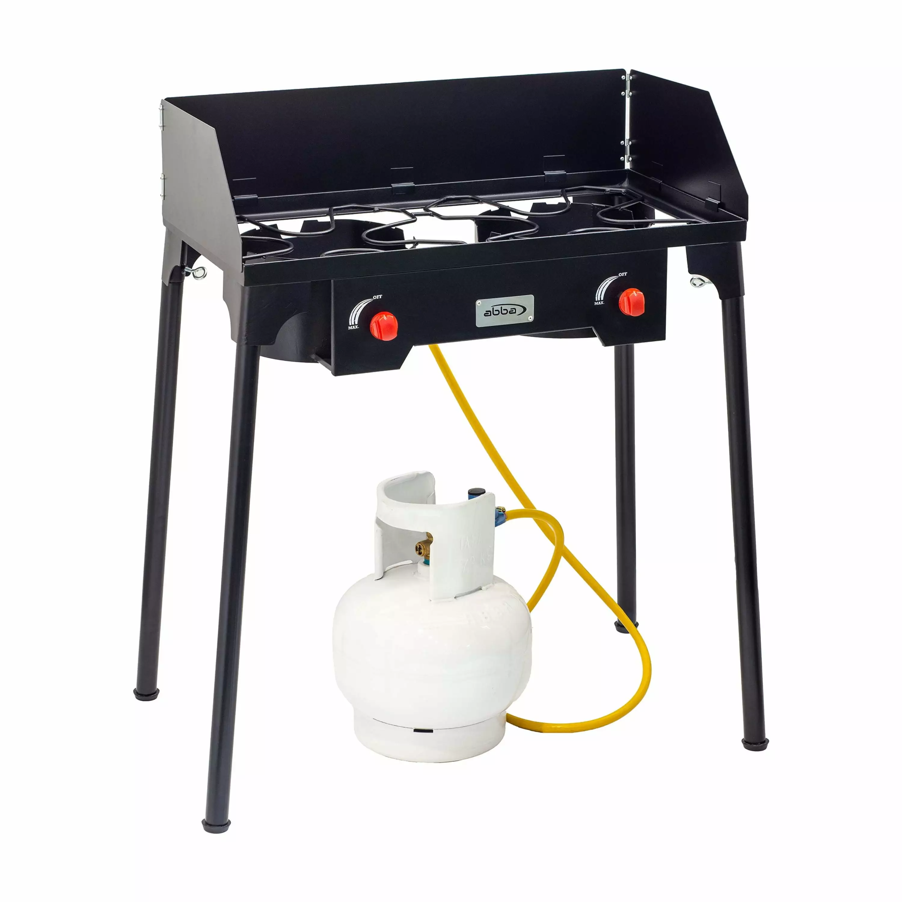 Professional Outdoor 150000 BTU Stove Propane 2 Burner Portable Cooker BBQ Grill ABBA Appliances