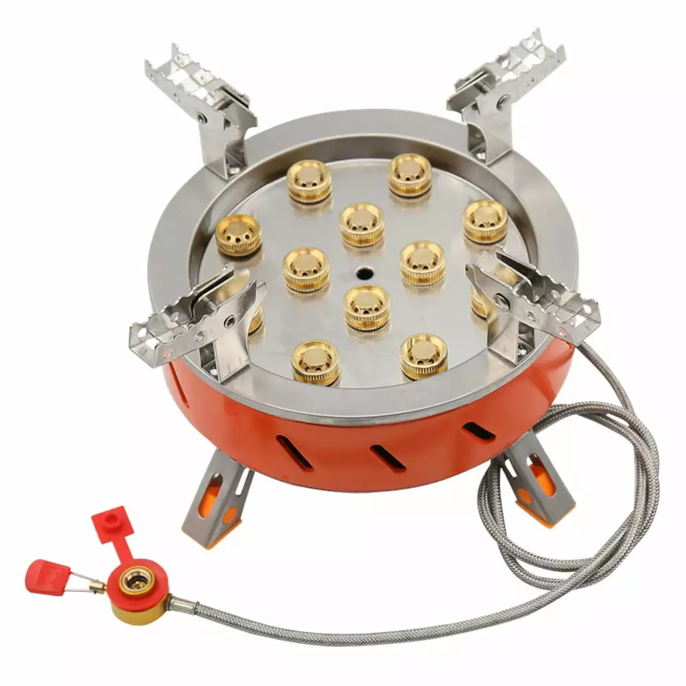 21800W Windproof Stove Adjustable Valve Outdoor Cooking and Picnic Arealer