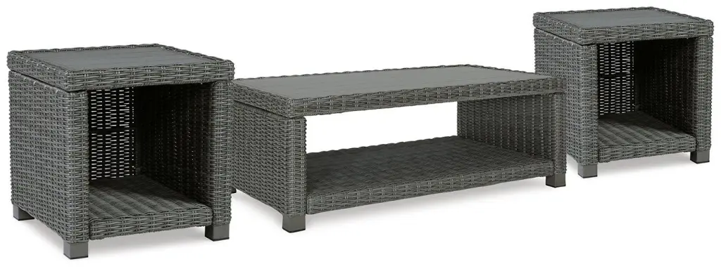 Elite Park Outdoor Occasional Table Set Patio and Garden