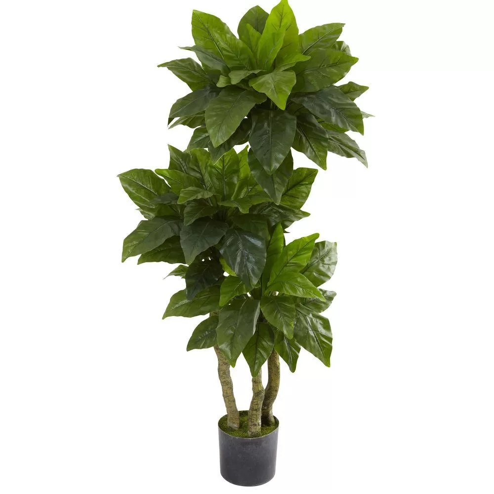 Nearly Natural 5 ft UV Resistant Bird Nest Tree Indoor or Outdoor Use