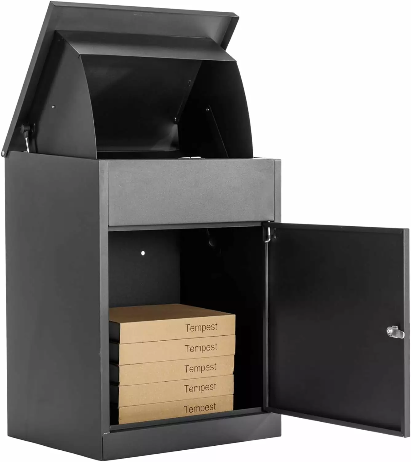 DEYGIA Package Delivery Box Extra Large Mailbox Parcel Galvanized Steel Wall Mounted Lockable Anti-Theft Porch Curbide 17....