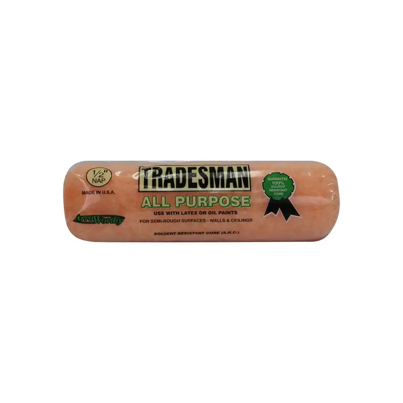 Arroworthy Tradesman Polyester 9 . W X 1/2 . S Paint Roller Cover Pack 25