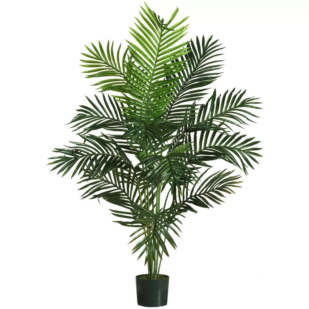 Nearly Natural 5 ft. Paradise Palm Silk Tree Home Decor