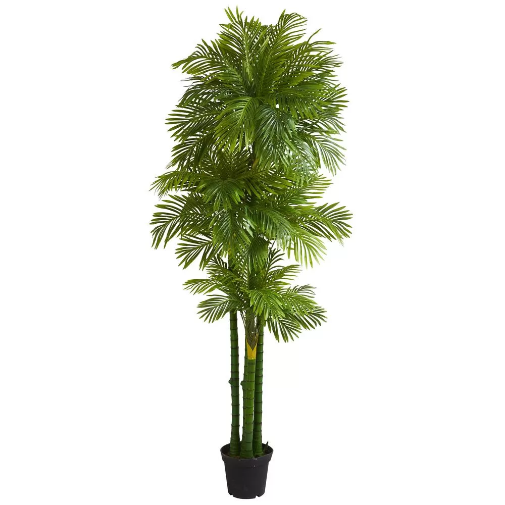 Nearly Natural 7.5 ft Phoenix Artificial Palm Tree Indoor Decoration