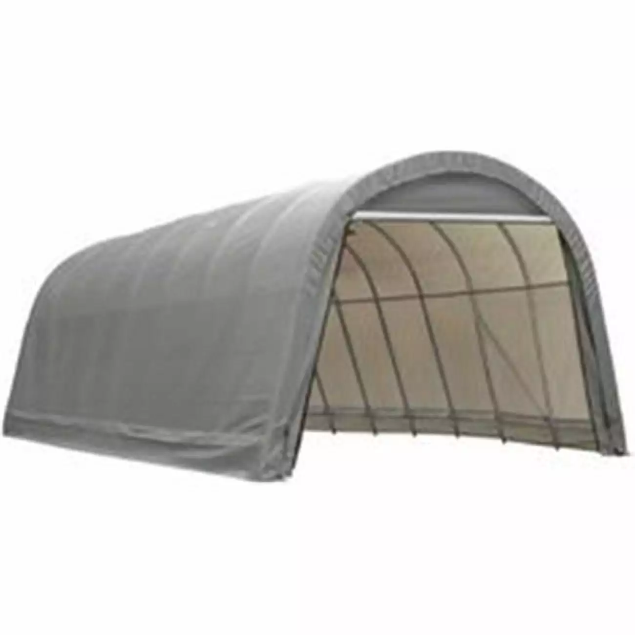 14x20x12 ft Round Style Shelter Grey Cover Durable Outdoor Canopy Events ShelterLogic