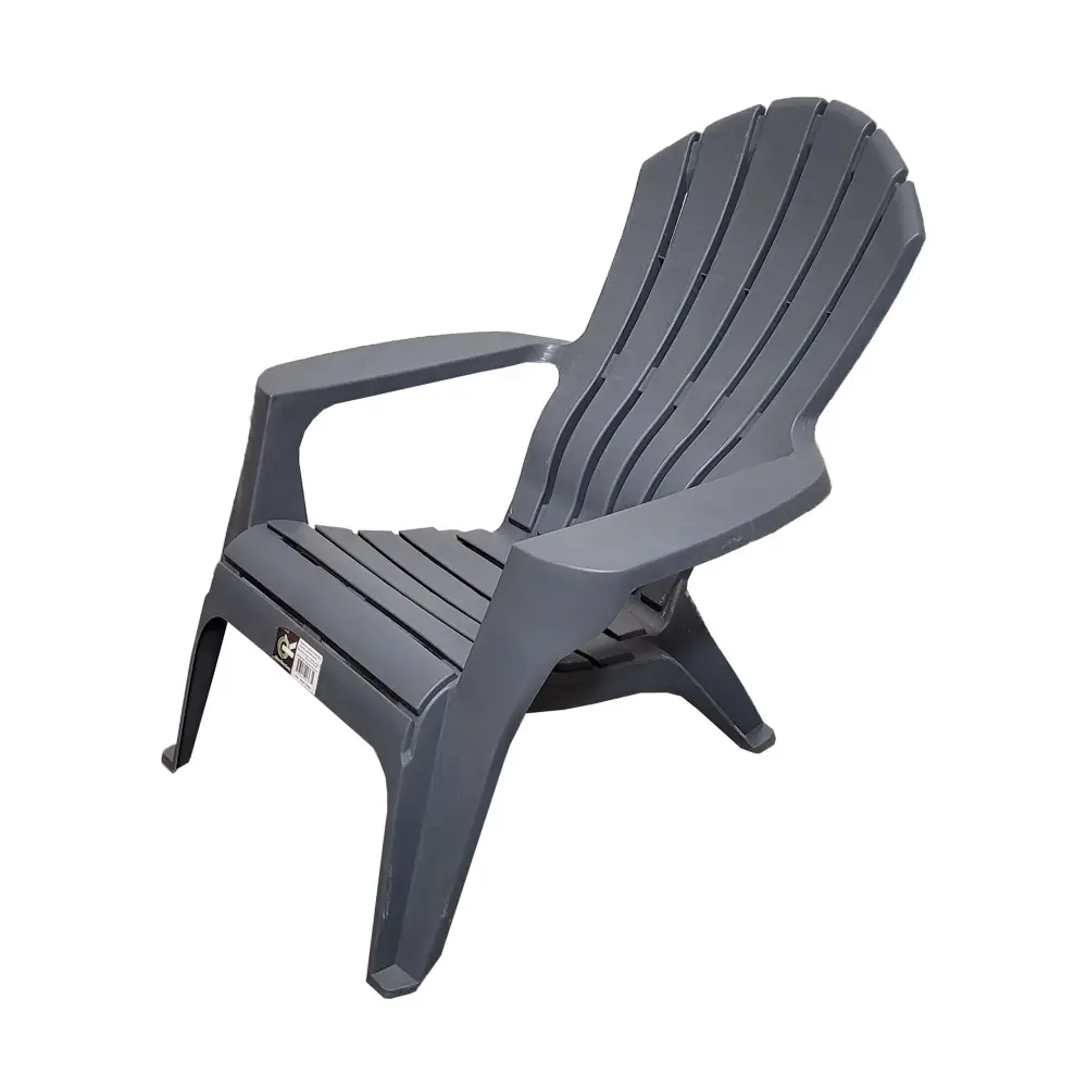 Adirondack Space-saving Resin Chair, Grey