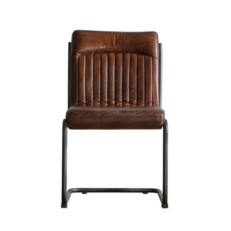 Capri Leather Dining Chair - Cocoa