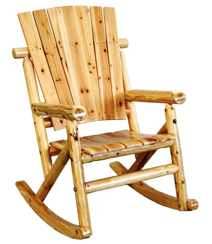 Leigh Country TX 95100 Aspen Sole Rocking Chair, 29-1/2 OAW, 44-1/2 OAD, 35.43 OAH, Wood