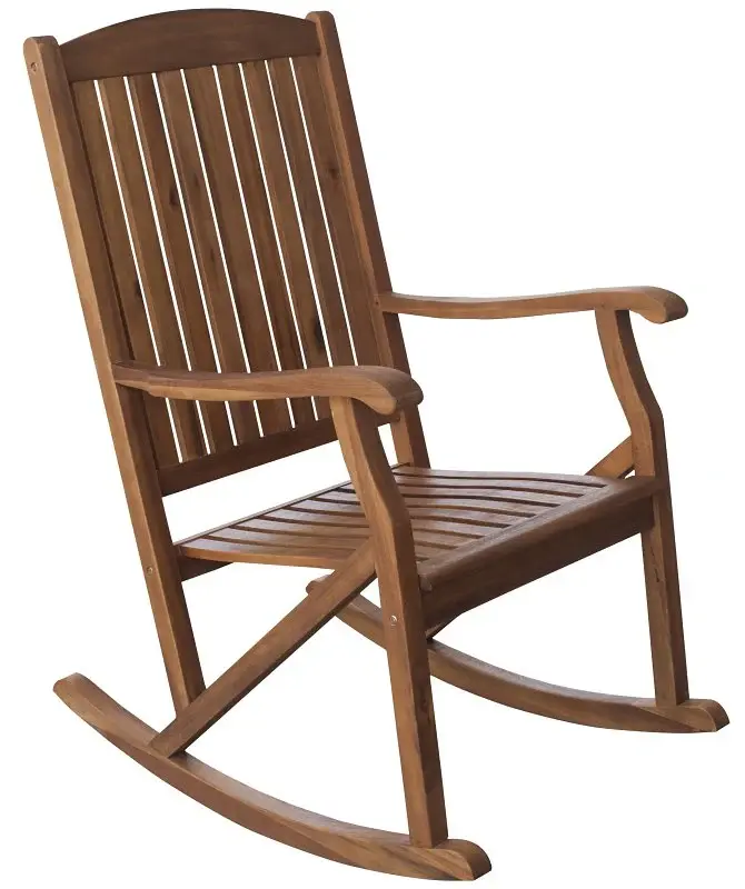 Leigh Country Sequoia TX 36104 Patio Rocker Chair, 24 OAW, 35 OAD, 44.1 OAH, Hardwood