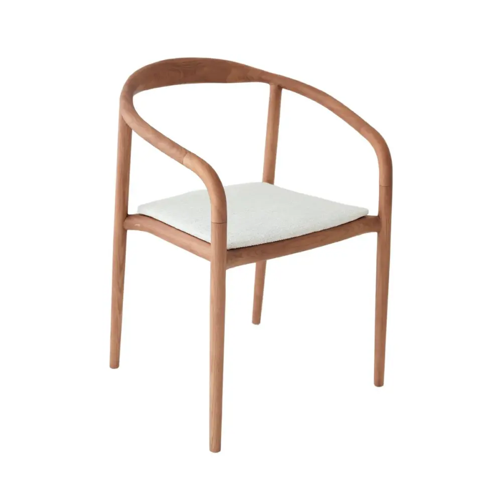 Relax Dining Chair - Dubbo - Fabric - Walnut