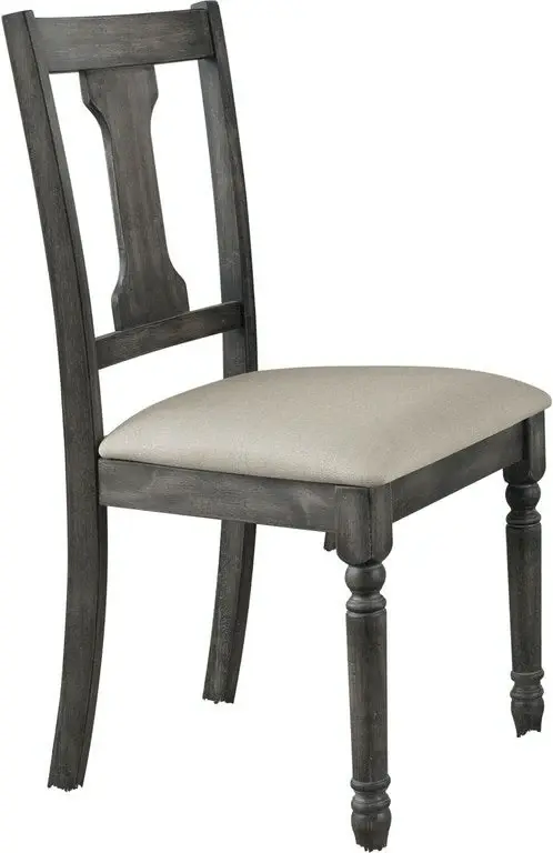 Wallace - Side Chair adjust 2) - Tan / Weathered Gray