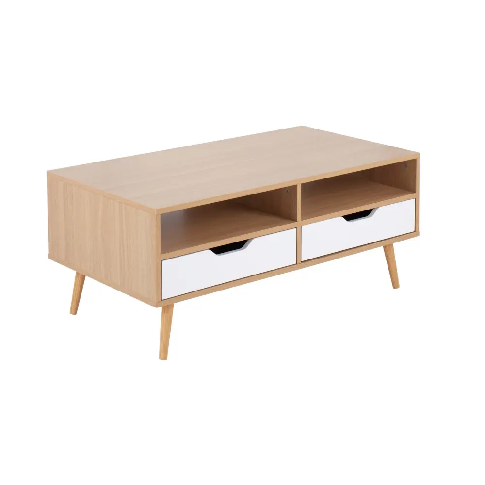 Astro - Contemporary Coffee Table - Unadulterated / White