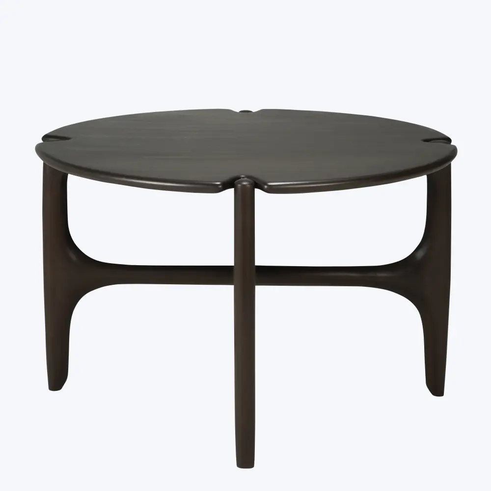 Mahogany PI Coffee Table 48 Inch Diameter