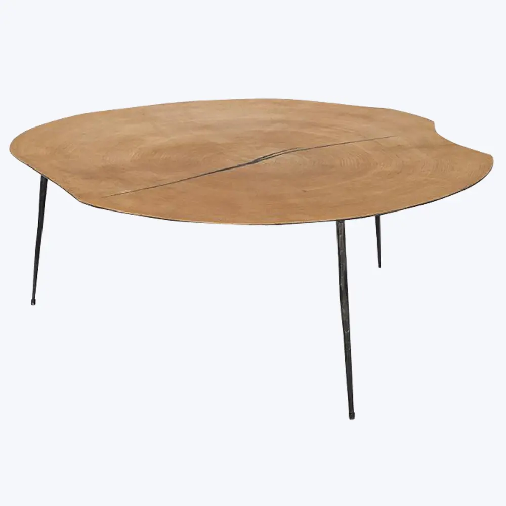 Slatted Metal Java Coffee Table