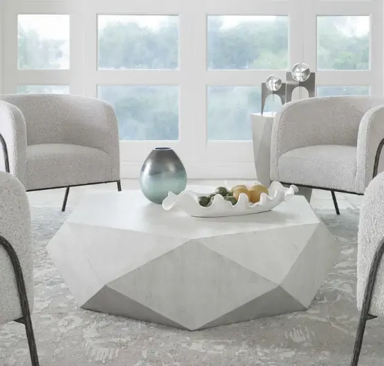 Volker Coffee Table, Spacious All-Weather Wicker