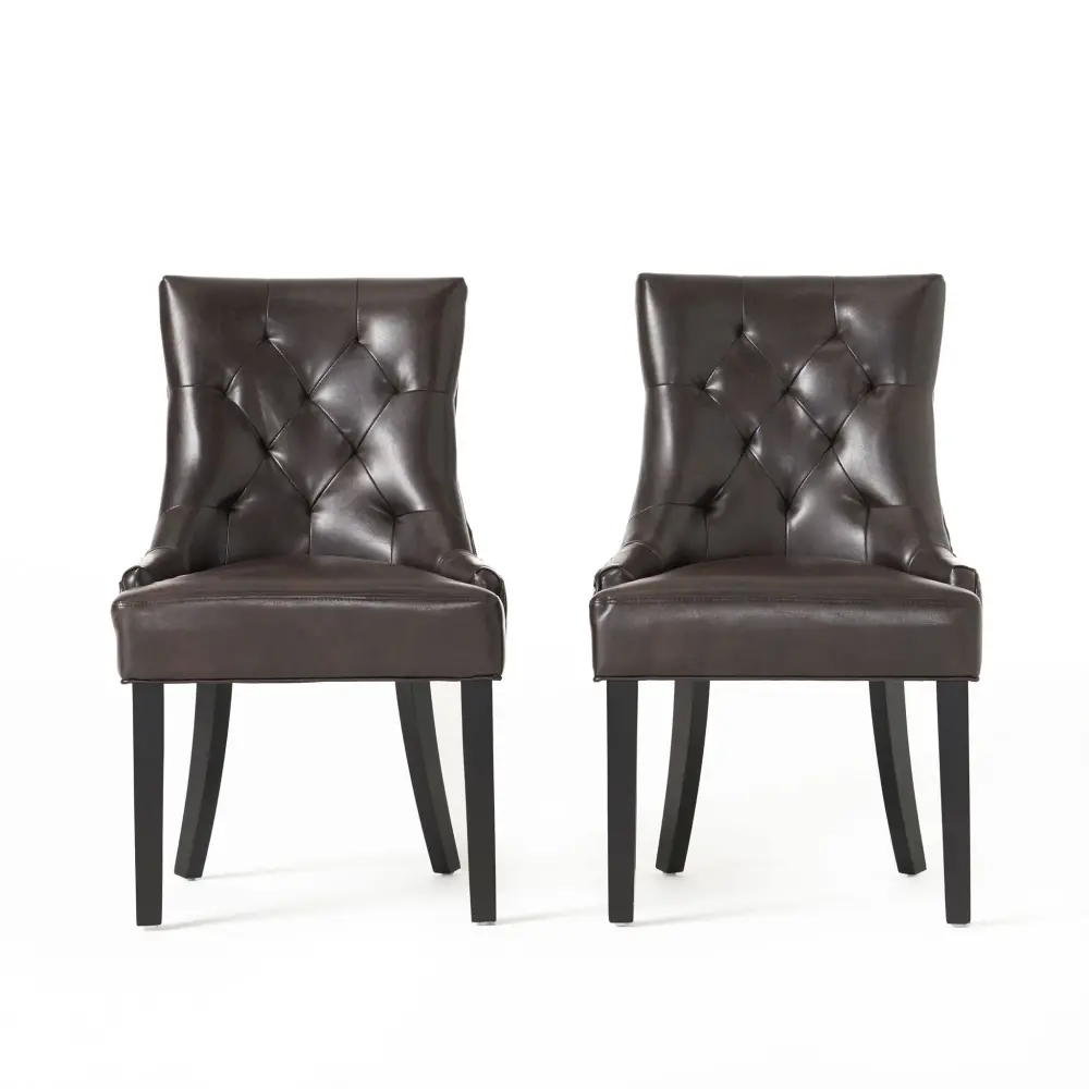 Contemporary Cheney Dining Chair Adjust Tufted Design