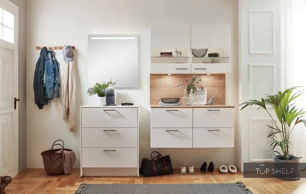 nobilia wardrobe adjust Potsdam 200cm hallway wardrobe living-dining room set configurable