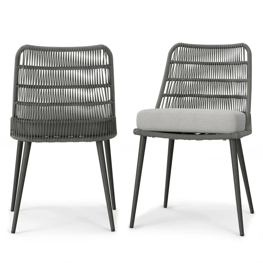 Beachside - Outdoor Dining Chair place 2) - Gray
