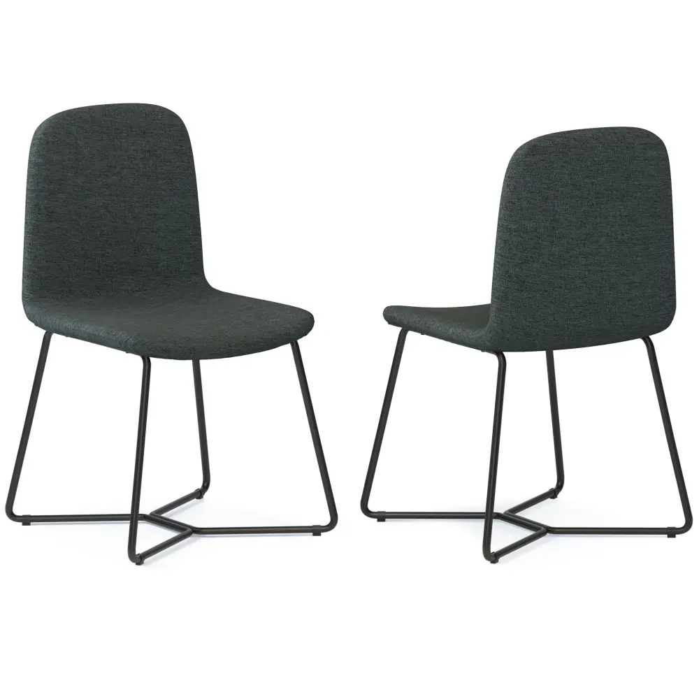 Wilcox - Dining Chair adjust 2) - Charcoal Gray