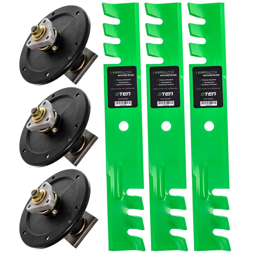 Deck Spindles & Mulching Blades Kit Toro MK1002158