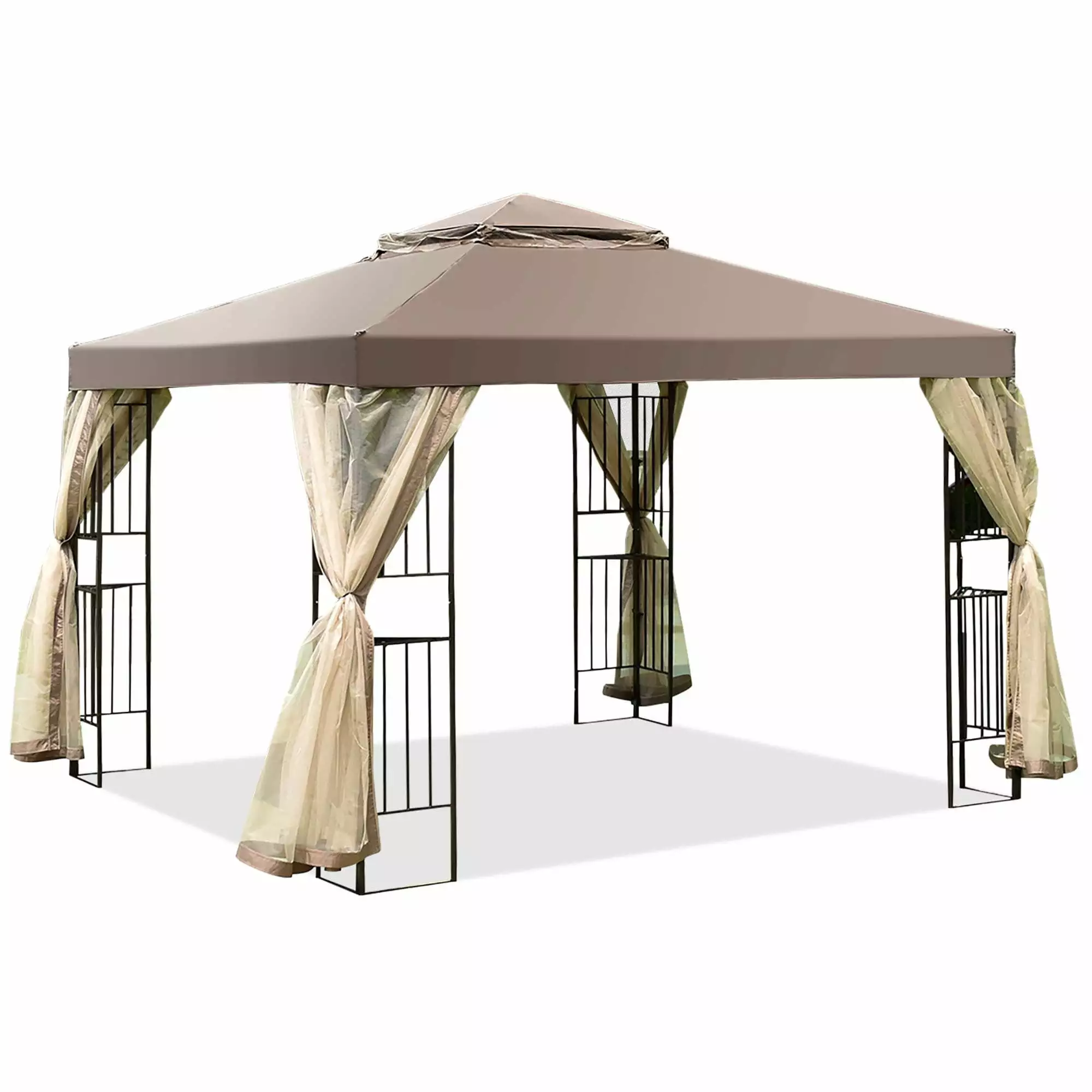 10x10 Patio Gazebo Canopy Shelter Netting Outdoor Backyard Use Bed Bath & Beyond