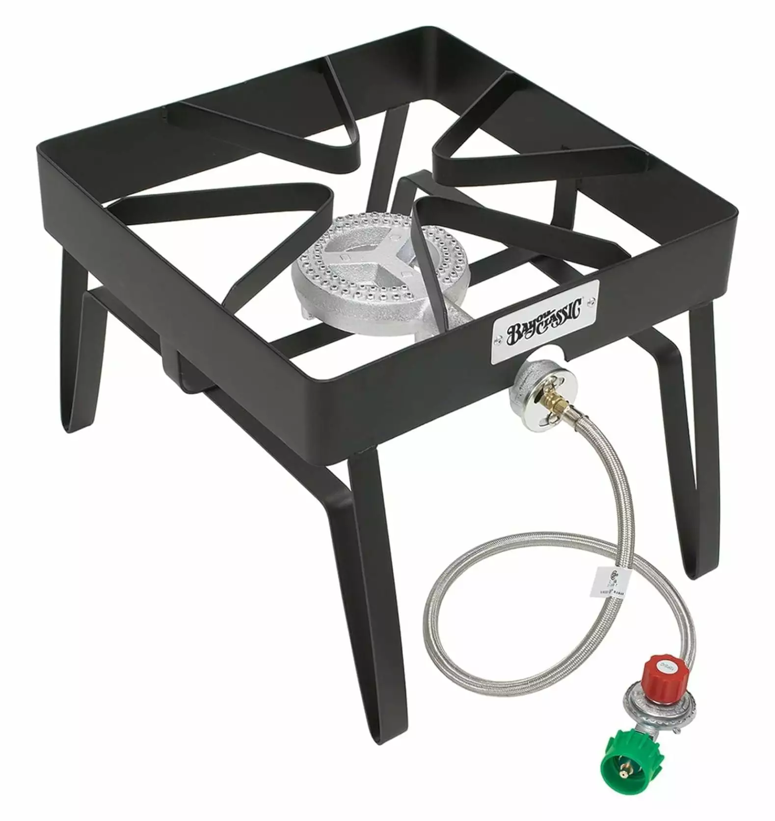 BULYAXIA SQ14 16- Outdoor Patio Stove 16- Cooking Surface and Stainless Hose