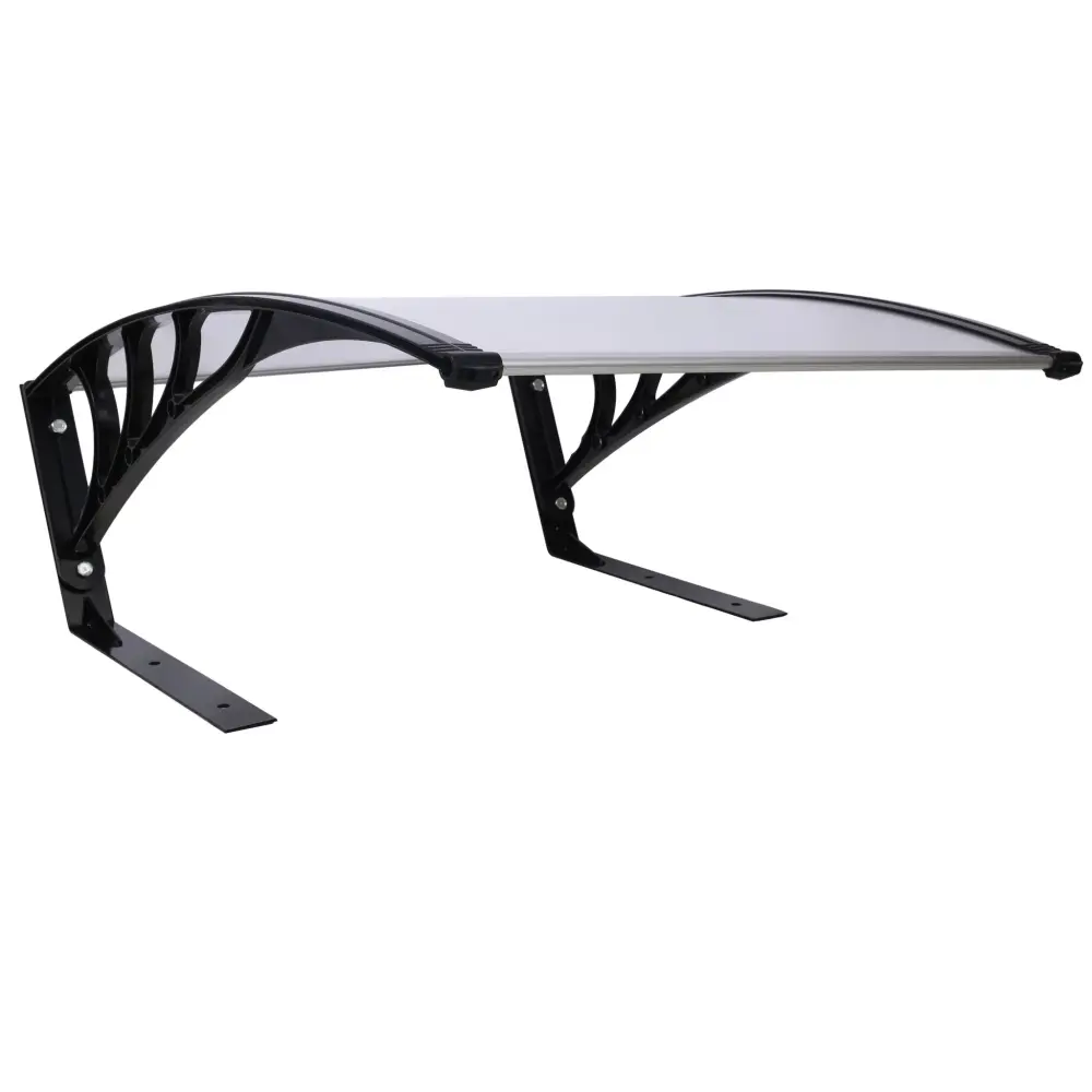 Weather Resistant Shatterproof plastic Canopy Outdoor Shade Cover Robotic Lawn Mowers - Black | Fade & Mildew Resistant