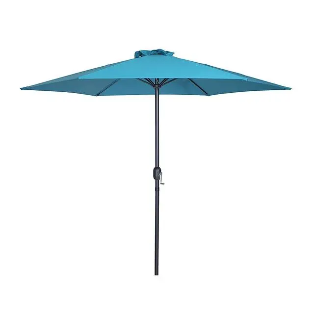 Lali 9 Foot Outdoor Umbrella 21 Inch Round Base Patio Garden Shade