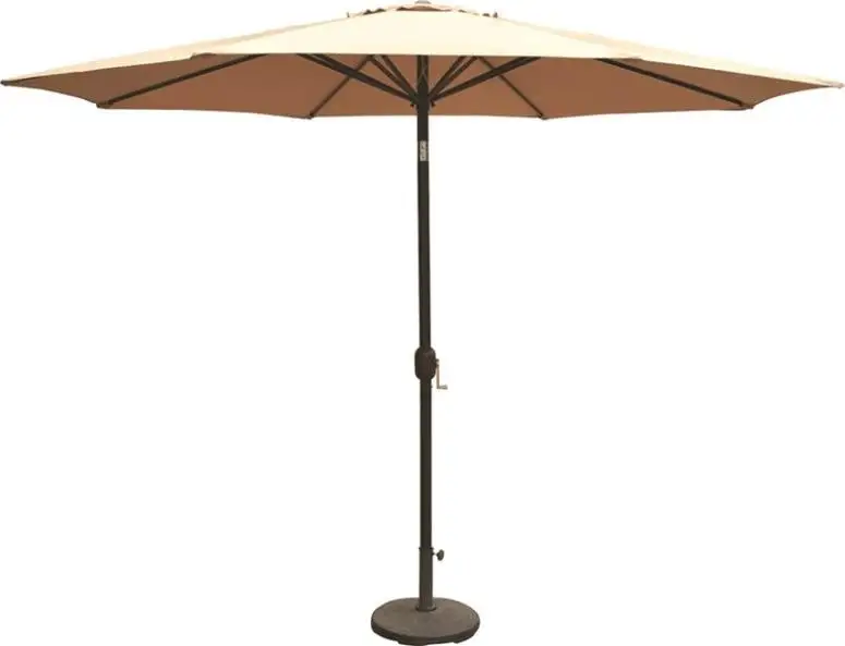 Seasonal Trends 69335 Taupe Essentials Patio Umbrella Outdoor Shade