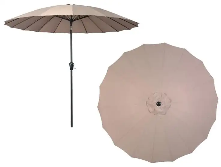 Seasonal Trends 69865 Taupe Outdoor Patio Umbrella Aluminum Base