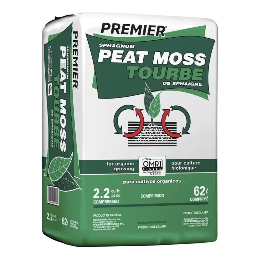 Sphagnum Peat Moss 2.2 cf - Organic Soil Conditioner Varies