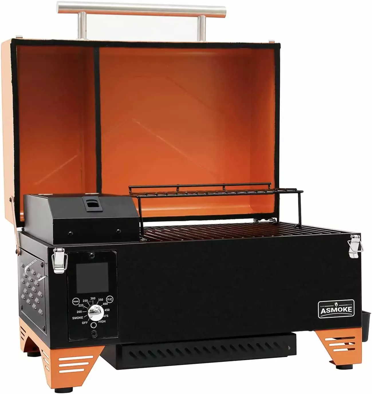 ASMOKE AS350 Travel-Friendly Wood Pellet Grill Superheated Sgroup Technology and 8--1 Cooking Flexibility