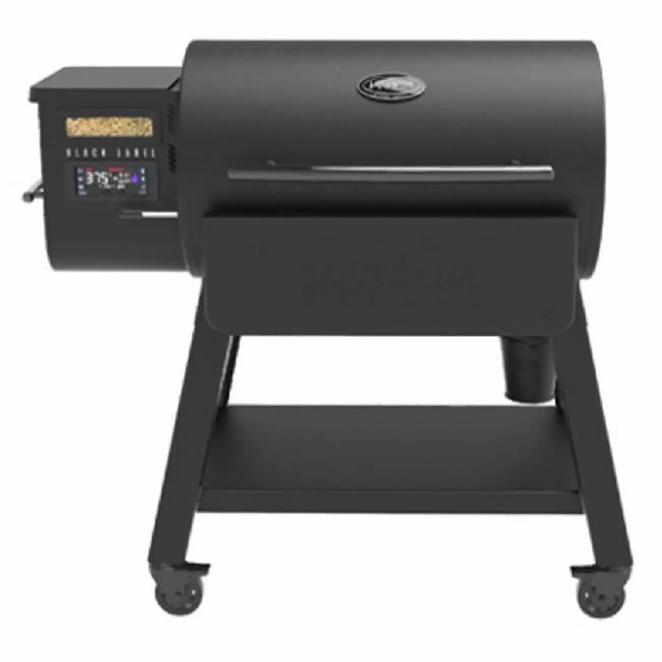 1000 Sq Black Pellet Grill High Volume Outdoor BBQ and Smoking Cool Culinary