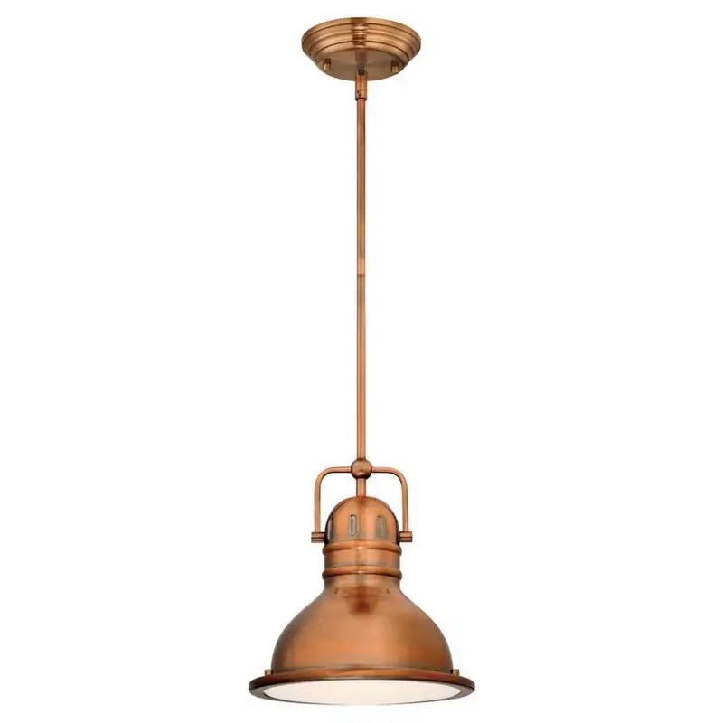 Westinghouse Boswell Washed Copper Mini Pendant Light 1 Light Vintage Style