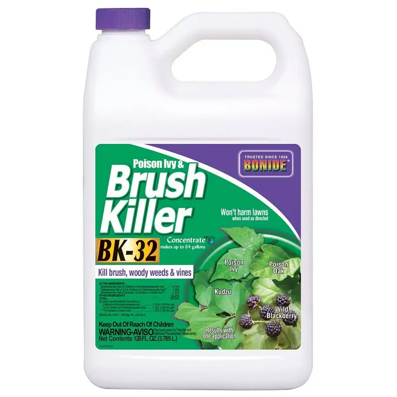 Bonide 330-P Concentrated Poison Ivy and Brush Killer, Liquid, Light Canary, 1 gal