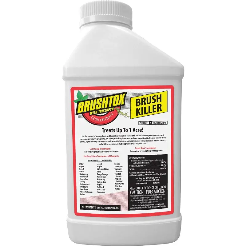 Brushtox 75260 Brush Killer, Liquid, Spray Application, 32 oz