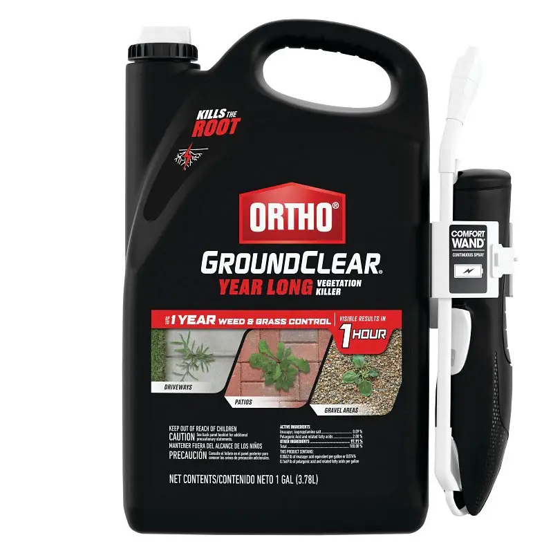 Heavy Duty Ortho 4659305 Vegetation Killer Concentrate, Liquid, Clear Portable Green, 1 gal
