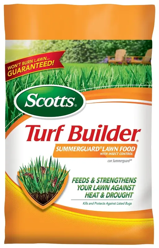 Scotts Turf Builder SummerGuard 49020 Lawn Food Insect Control, 40.05 lb, 20-0-8 N-P-K Ratio