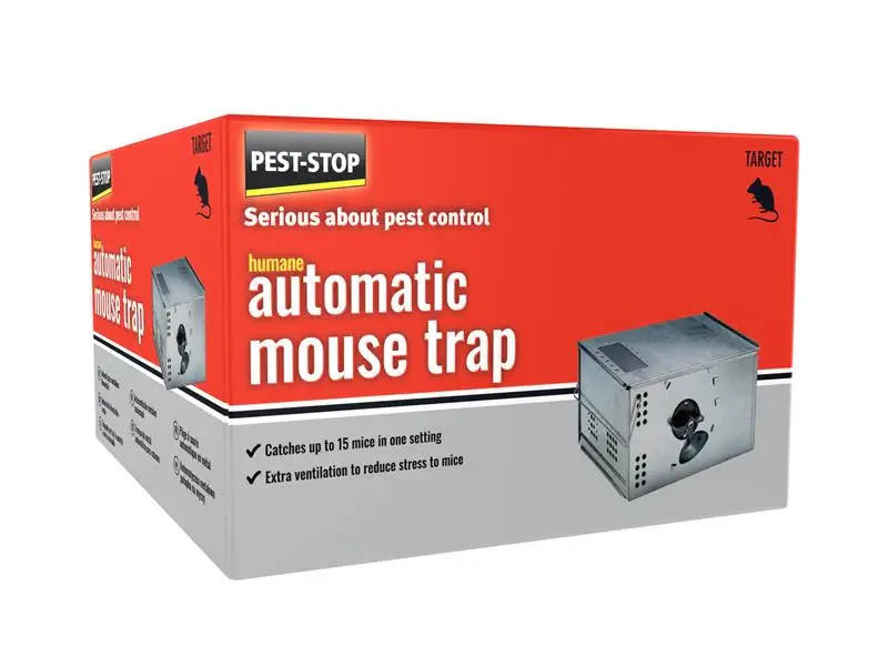Non-Toxic Certified Pest-Stop (Pelsis Group) Automatic Metallic Mouse Trap