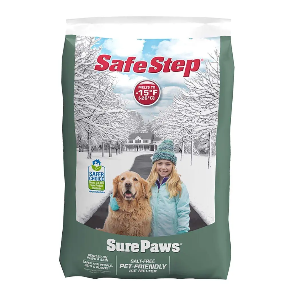 Secure Step Sure Paws Ice Melt 40 lb - Pet & Plant Safe Deicer Traction