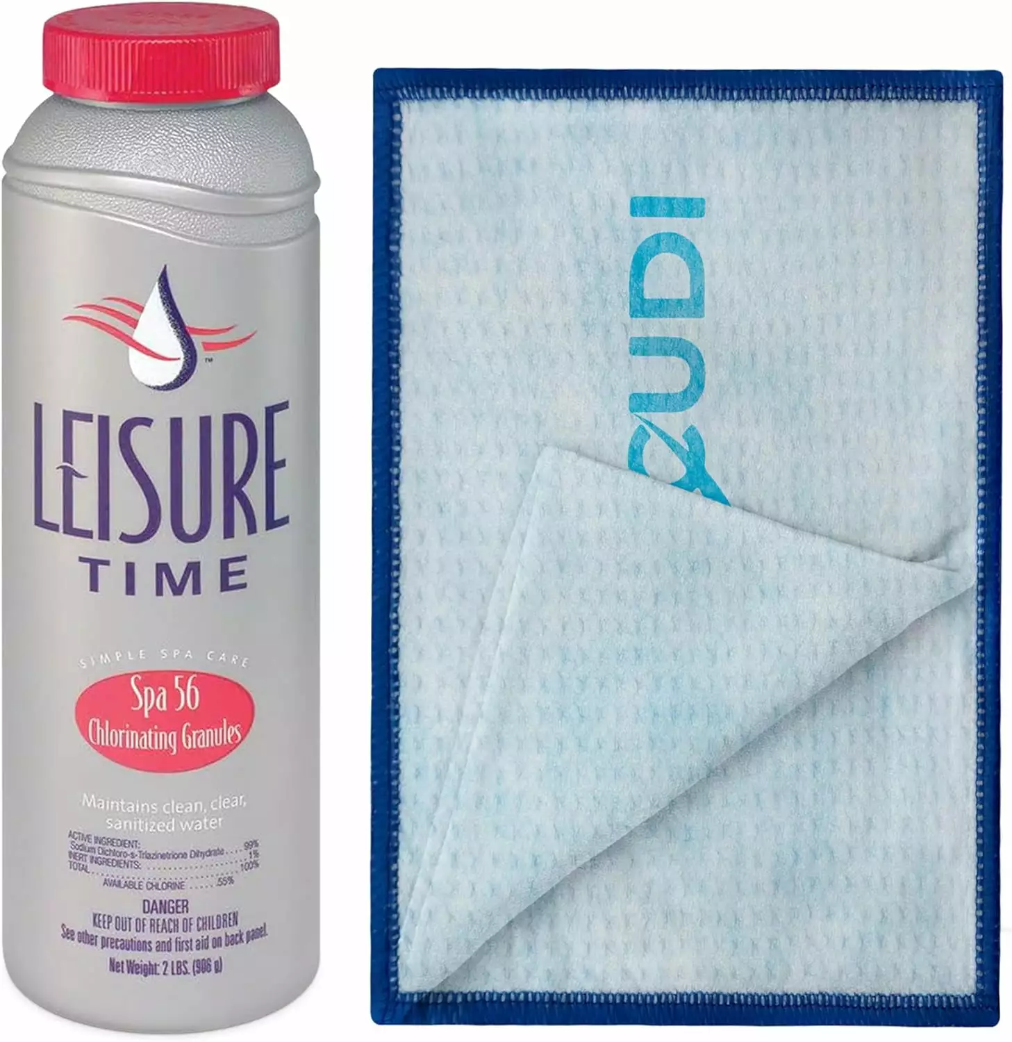 Leisure Time Red Spa pH Increaser 2 Lbs Hot Tubs and Swimming Pools Towel 2