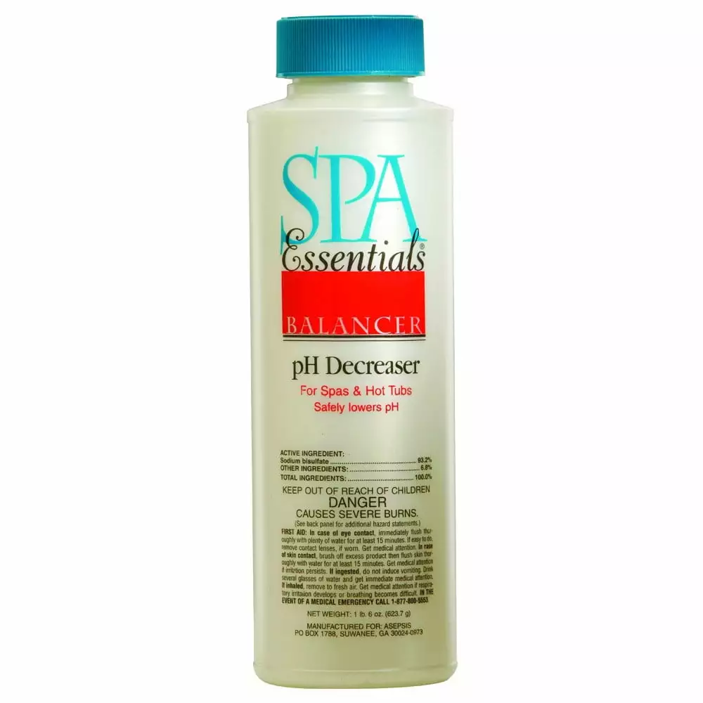 Spa Essentials 22 oz pH Decreaser Hot Tubs and Spas