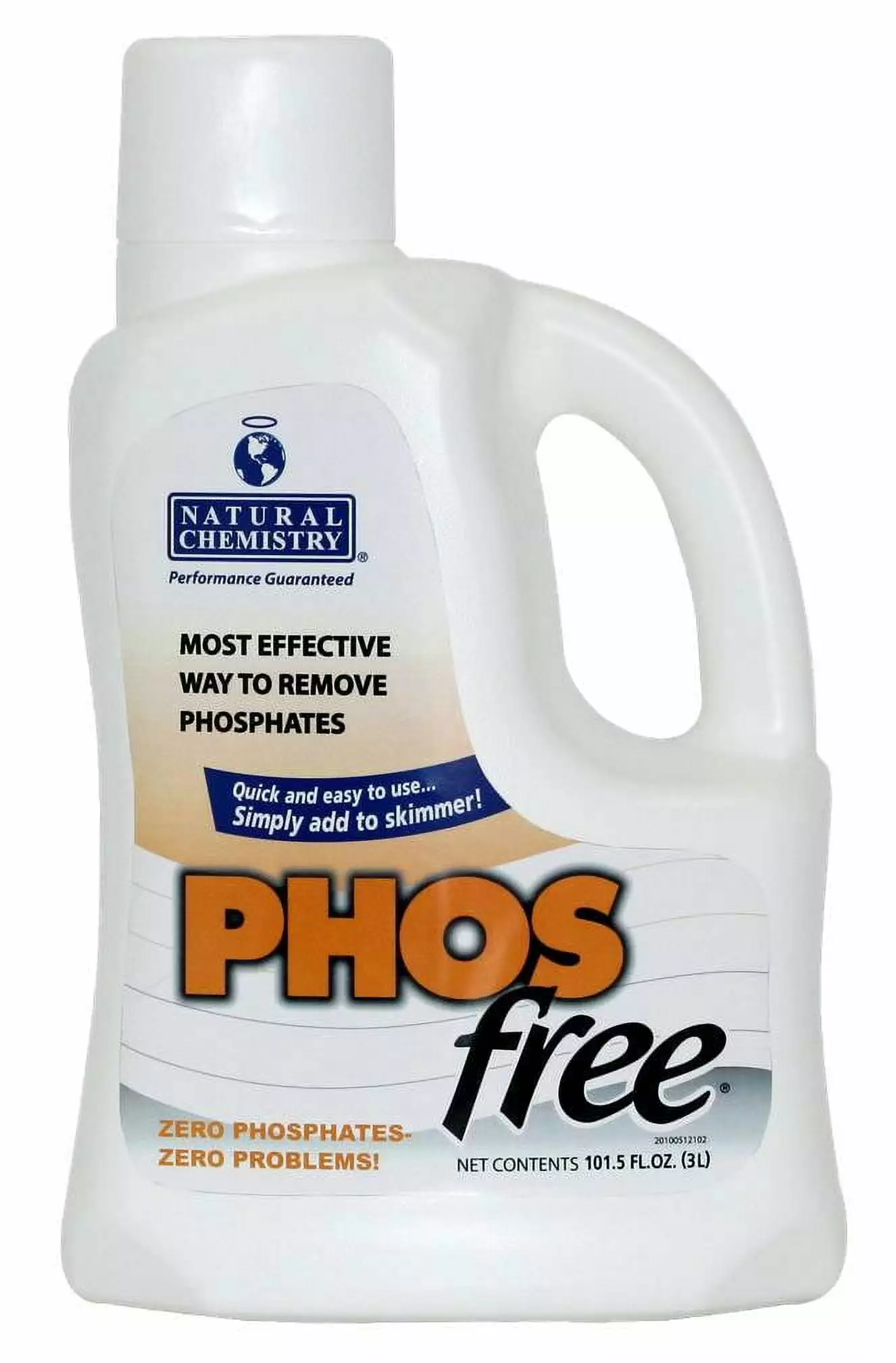 Natural Chemistry PHOSfree Phosphate Remover 3 Liters Swimming Pool Spa 3l