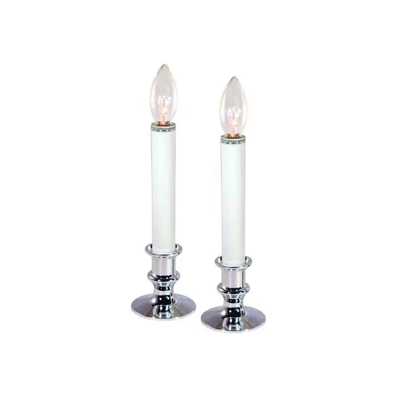 Celebrations Incandescent Clear Candle Pack 12 Decorative Home Lighting
