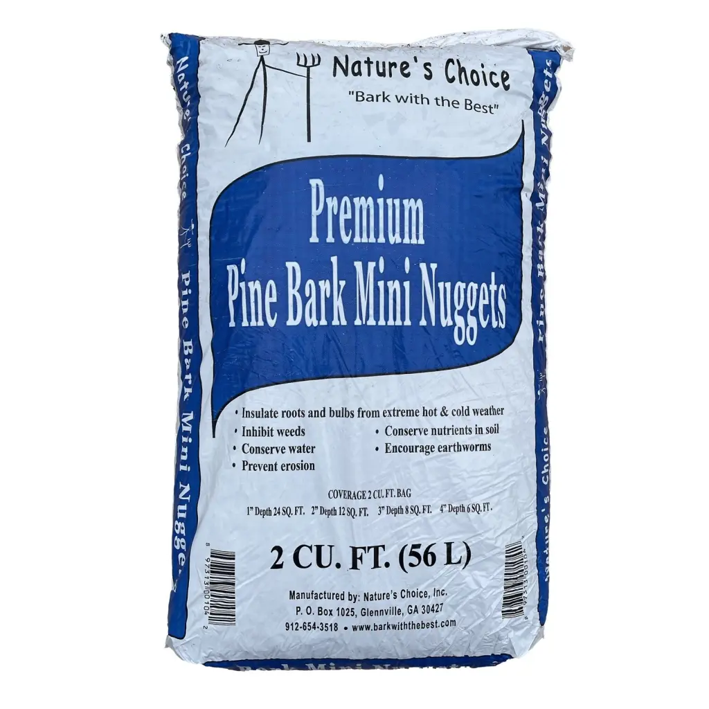 Pine Bark Mini Nuggets 2 cf - Natural Mulch Landscaping Varies