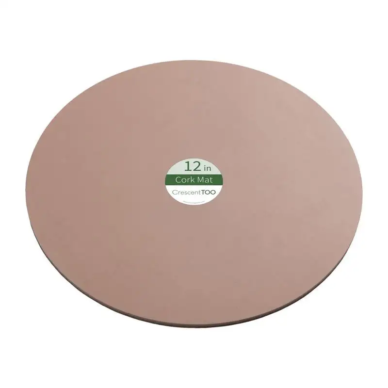Crescent Garden 12 Cork Plastic Planter Mat Natural Pack 25 Medium Plant Saucers