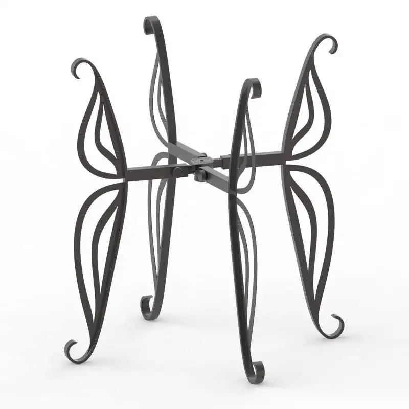Gardien Black Steel Plant Stand Indoor and Outdoor Use
