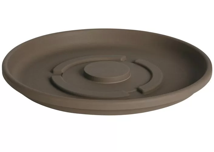 Bloem Resin Planter Tray 6 Inch Peppercorn Plant Drainage